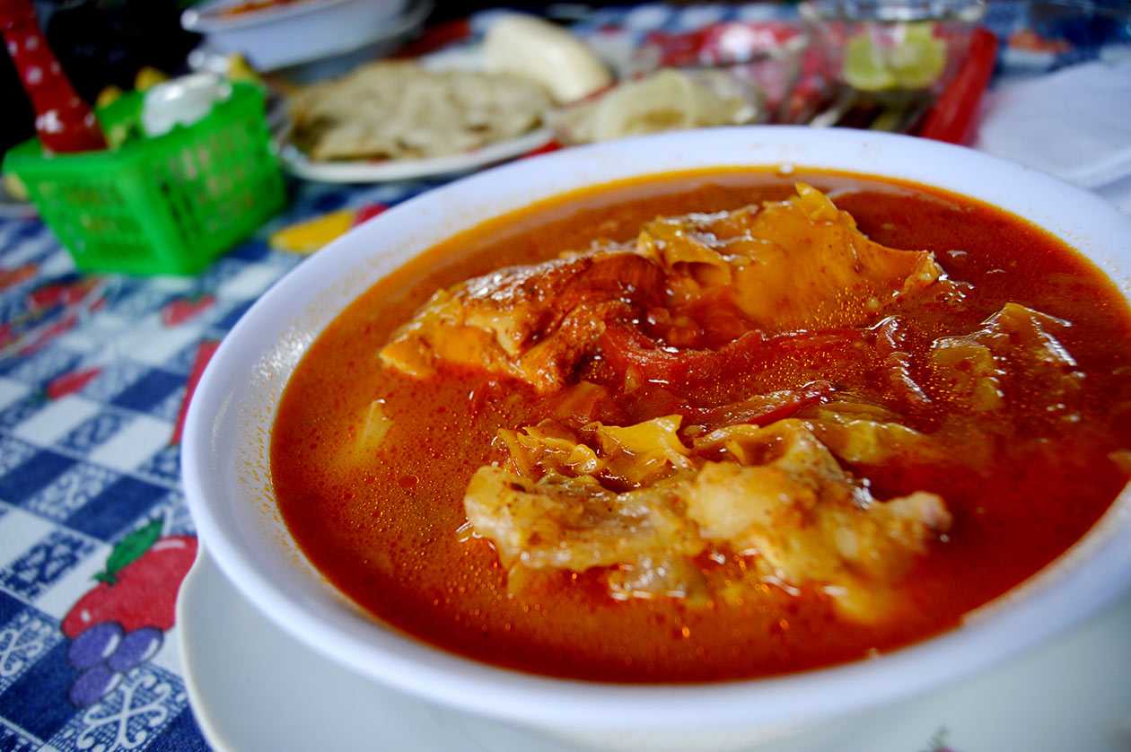 sopa y trago