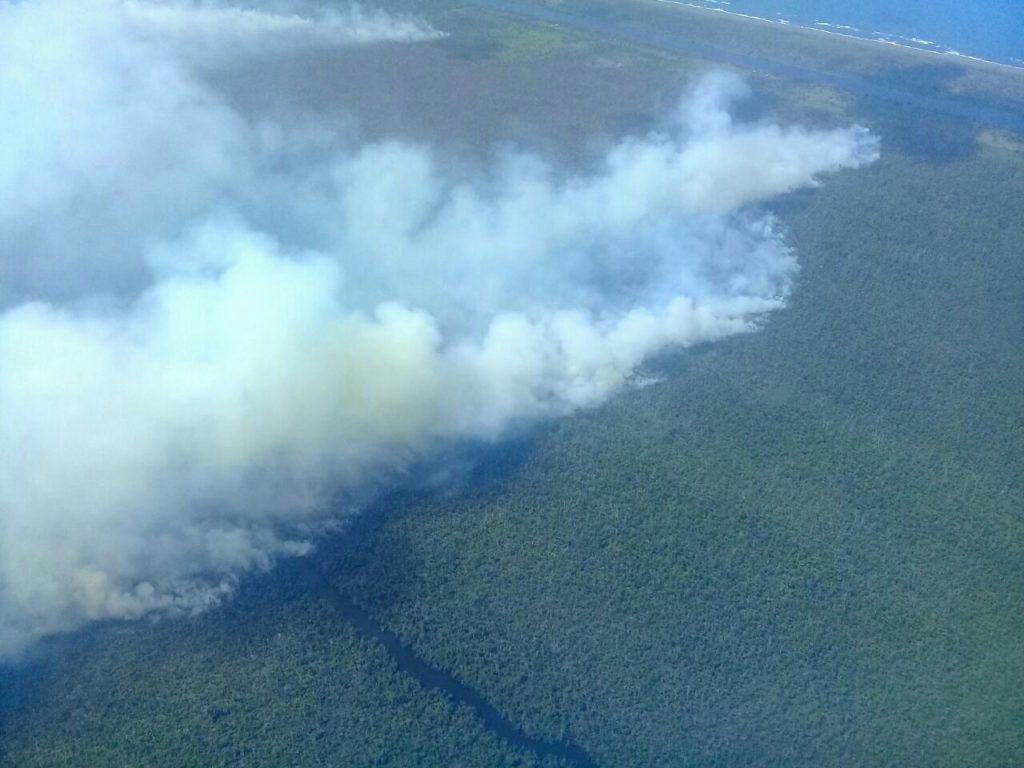 incendio en Indio Maíz