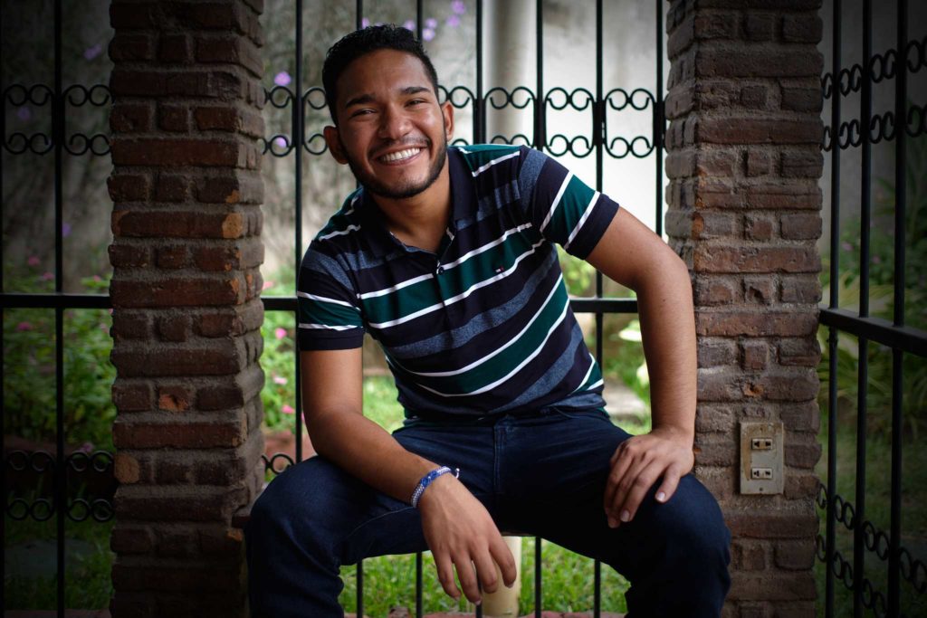 Dilon Zeledón Ramos, de 21 años, preso político excarcelado. Carlos Herrera | Niú