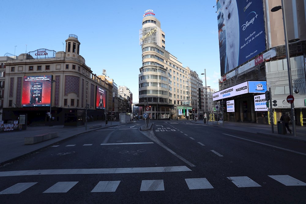 España en cuarentena por el coronavirus