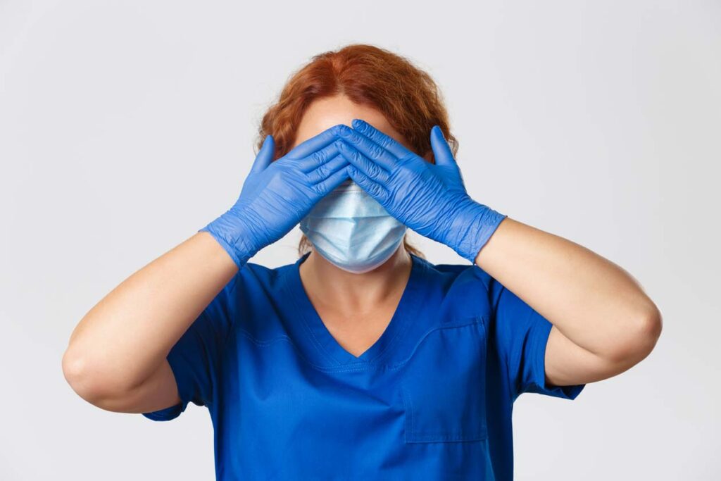 coronavirus a través de los ojos