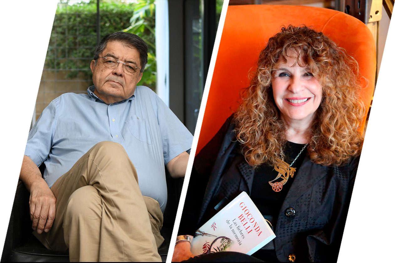 Gioconda Belli y Sergio Ramírez